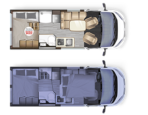 Husbilar Dreamer CAMPER VAN XL Limited - Inredning